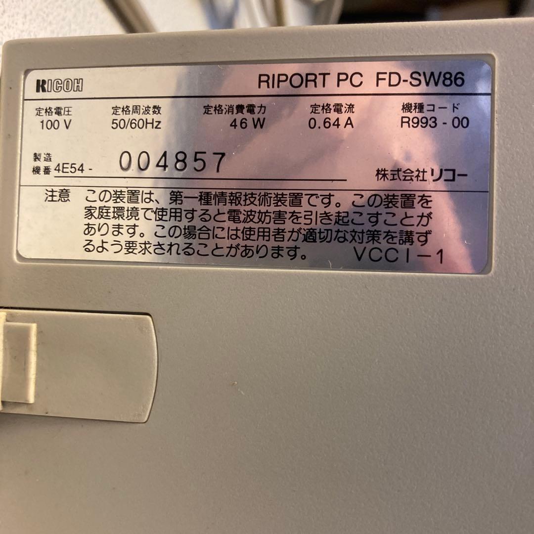 その他 RICOH RIPORT PC SMX86 Series