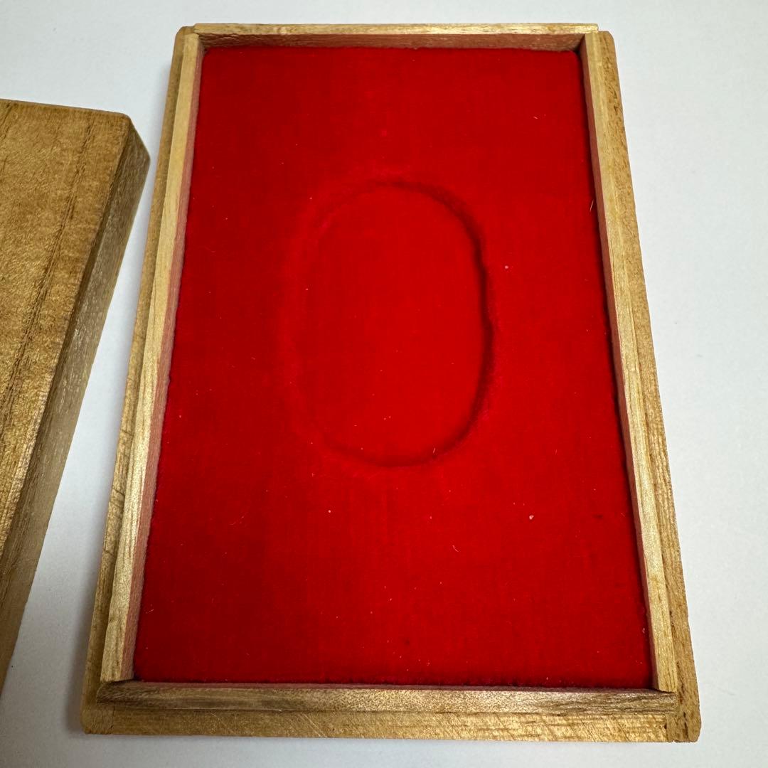 c*2様 純銀小判 波模様  木箱付き 純銀製小判