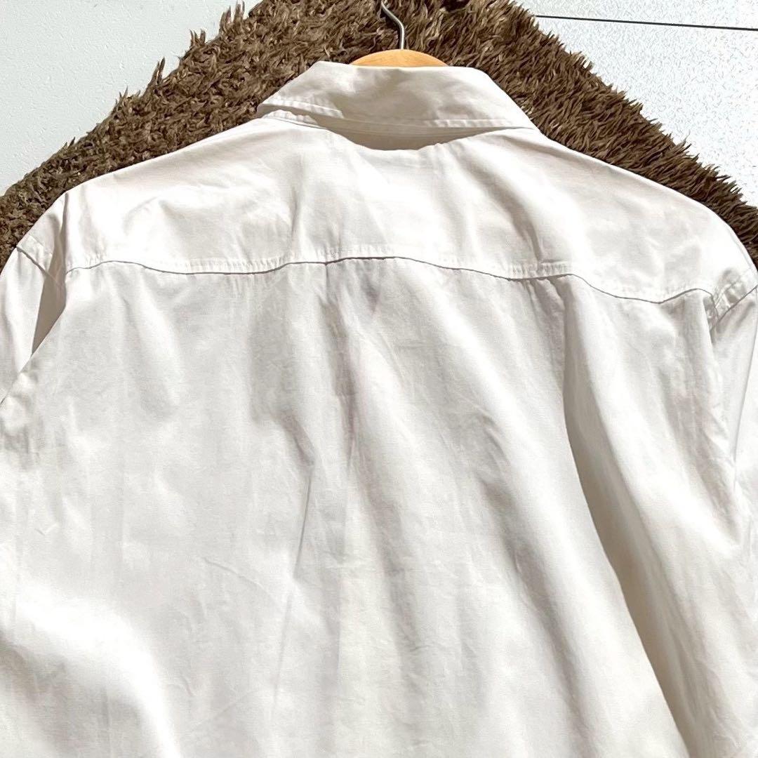 美品✨BURBERRY TB Logo Shirt 刺繍ロゴ コットンシャツ