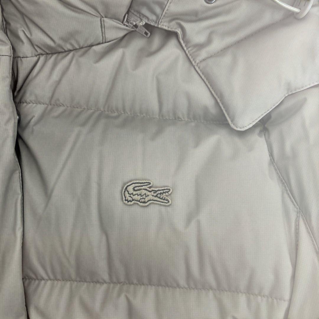 あこたんポンタ！LACOSTE フード付きベージュダウンジャケット