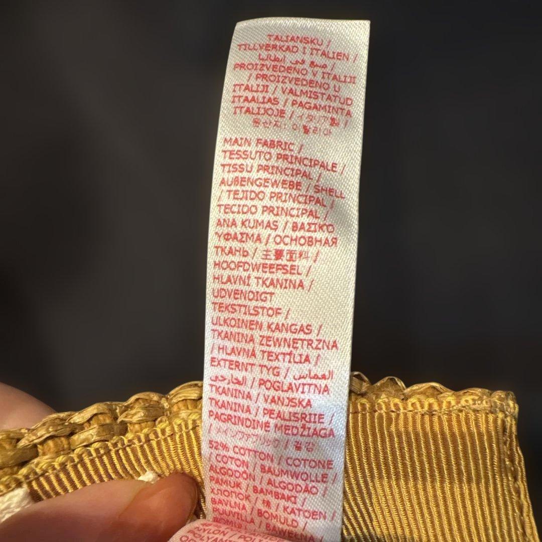 MARNI キャップ　ラフィア　ロゴ　ブランド　夏　帽子