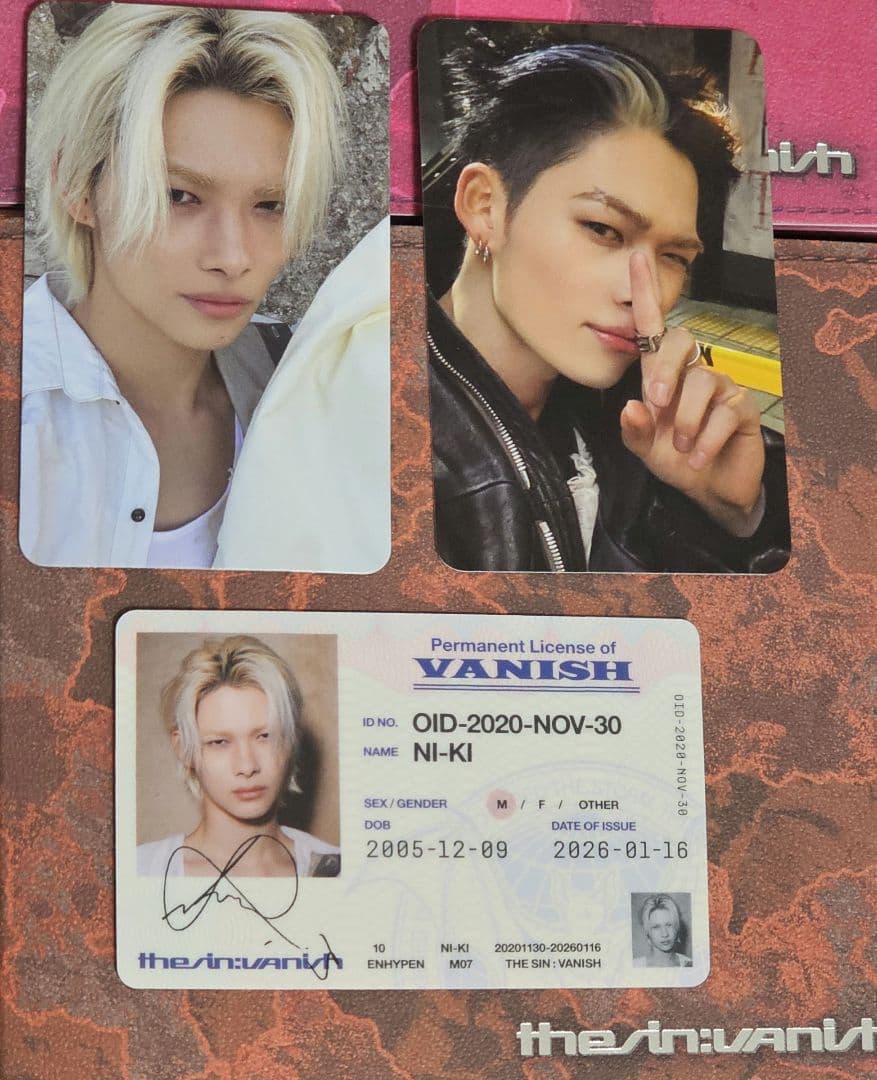 ENHYPEN THE SIN:VANISH ニキサノクセット