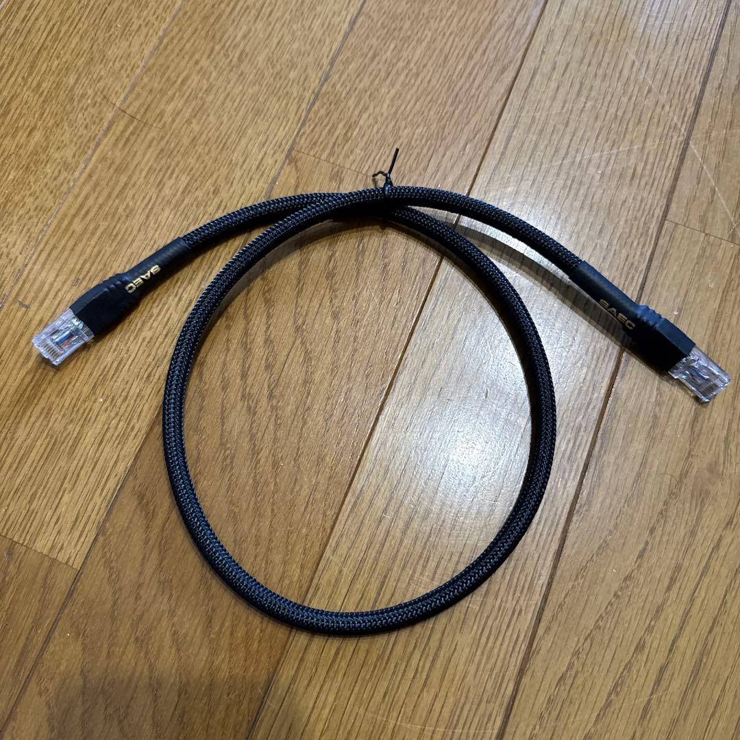 SAEC (サエク) 用高品質LANケーブル SLA-500 0.7m (中古)