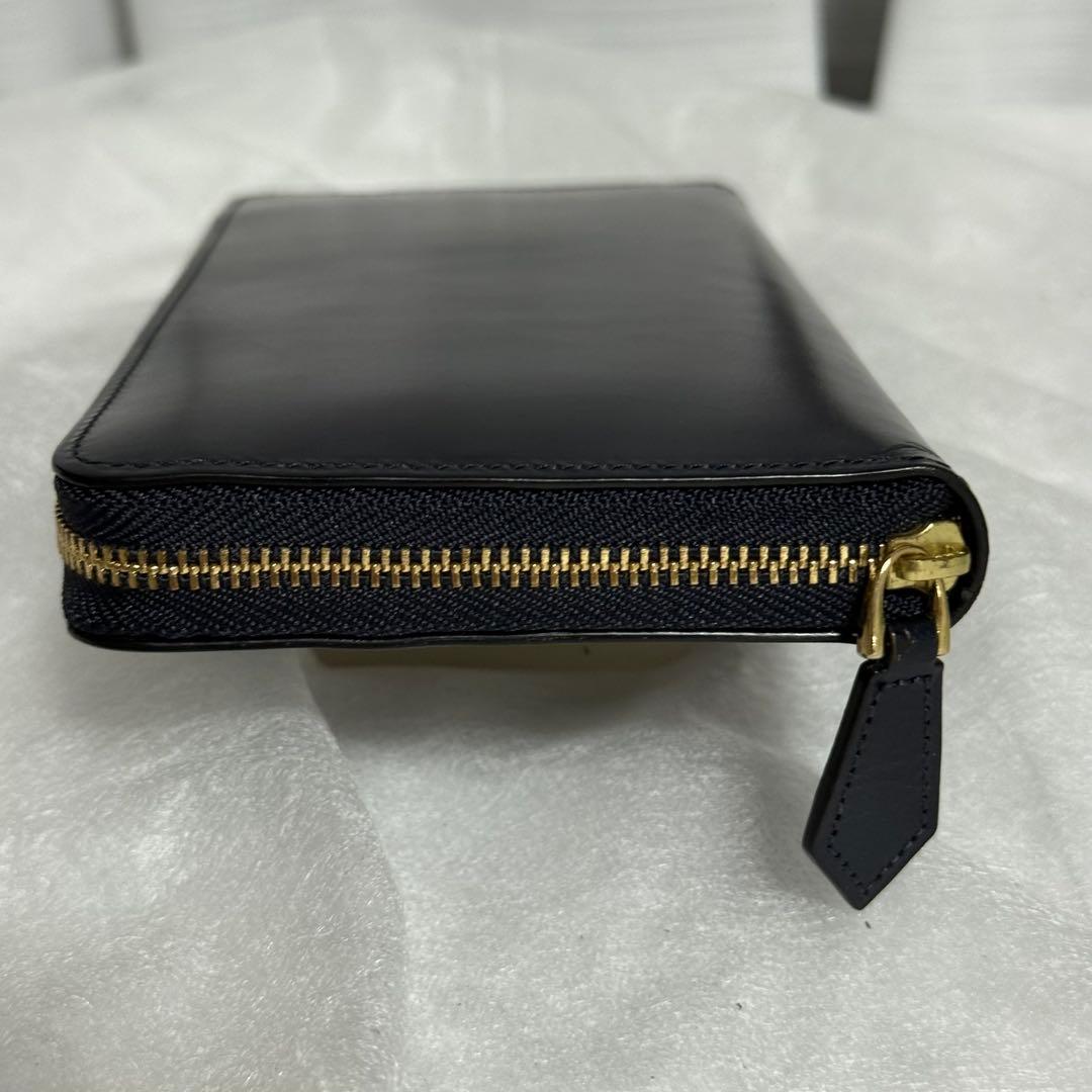 極美品⭐️ココマイスター　ブライドル　長財布　　ラウンドジップ　ダークネイビー