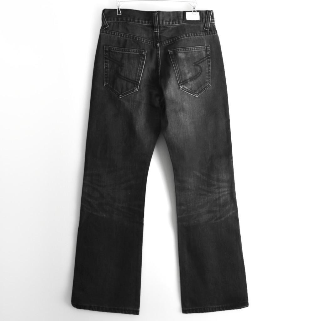 パンツ y2k semantic design denim flare pants M