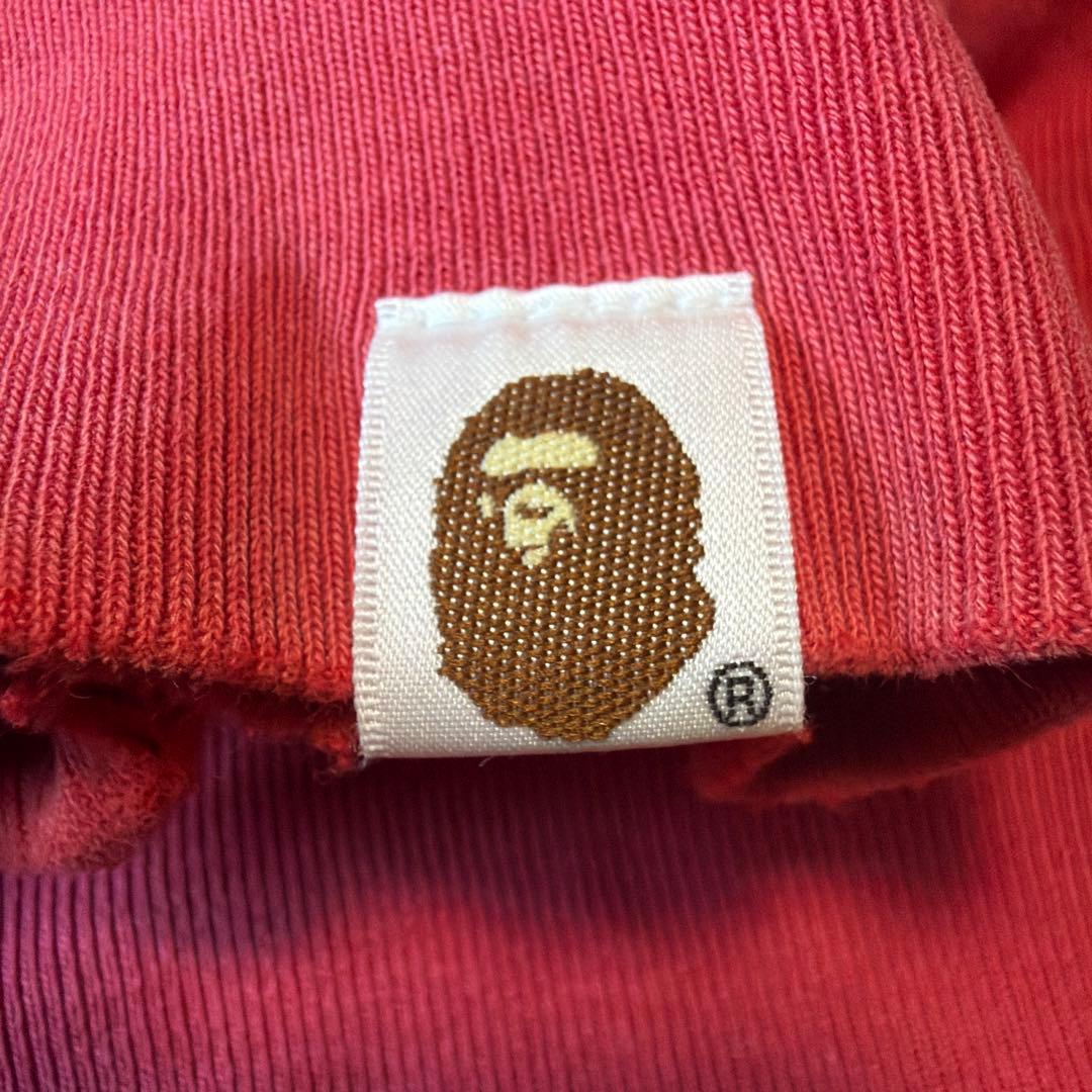 フェード　アベイシンクエイプ　シャークパーカー 赤 XL vintage