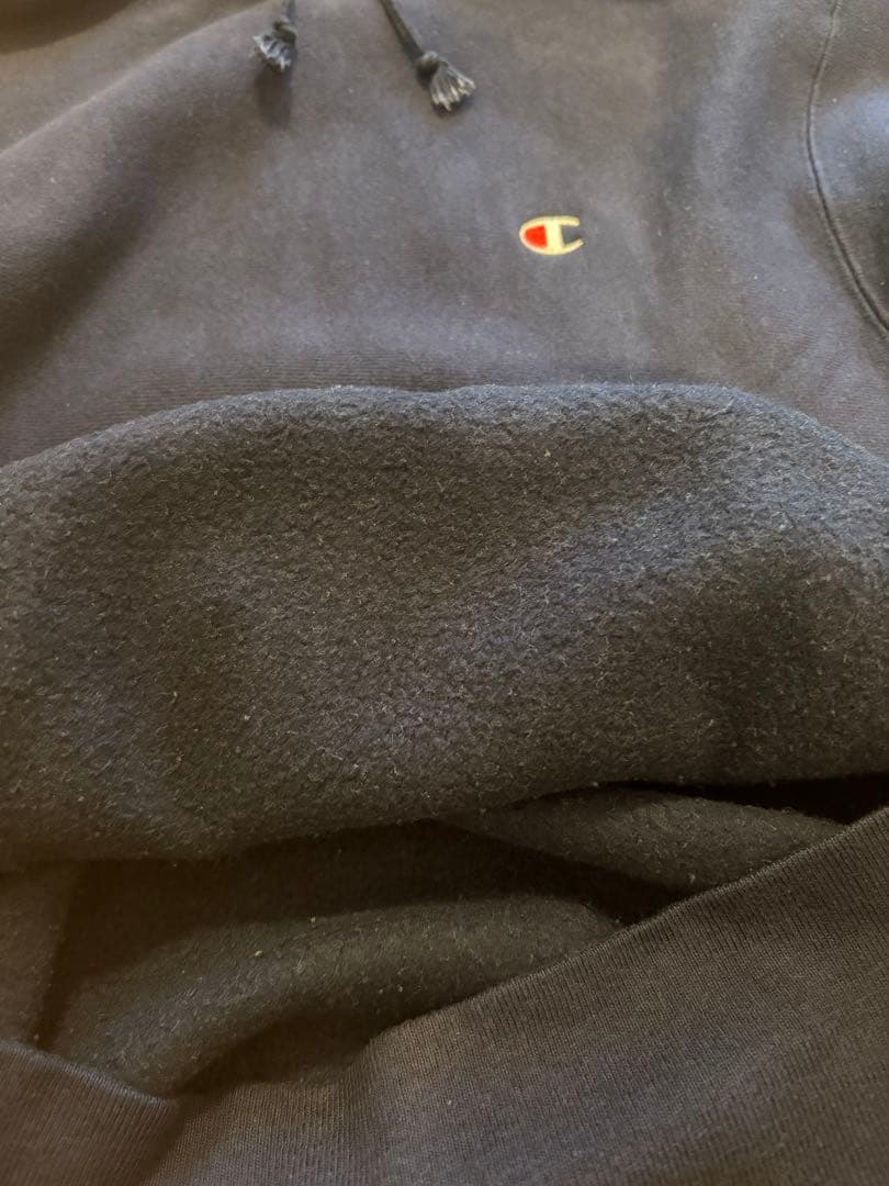 80s Champion Reverse Weave パーカー M ネイビー