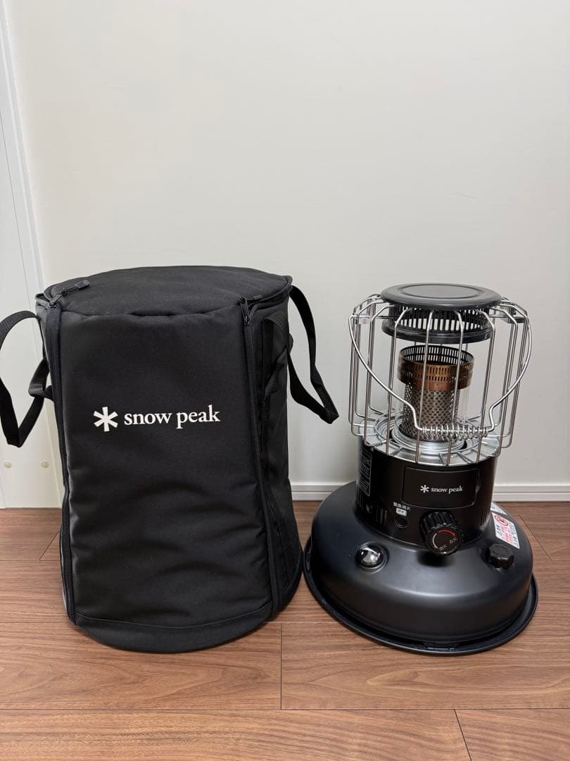 スノーピークグローストーブ　バッグセット　一酸化炭素チェッカー付