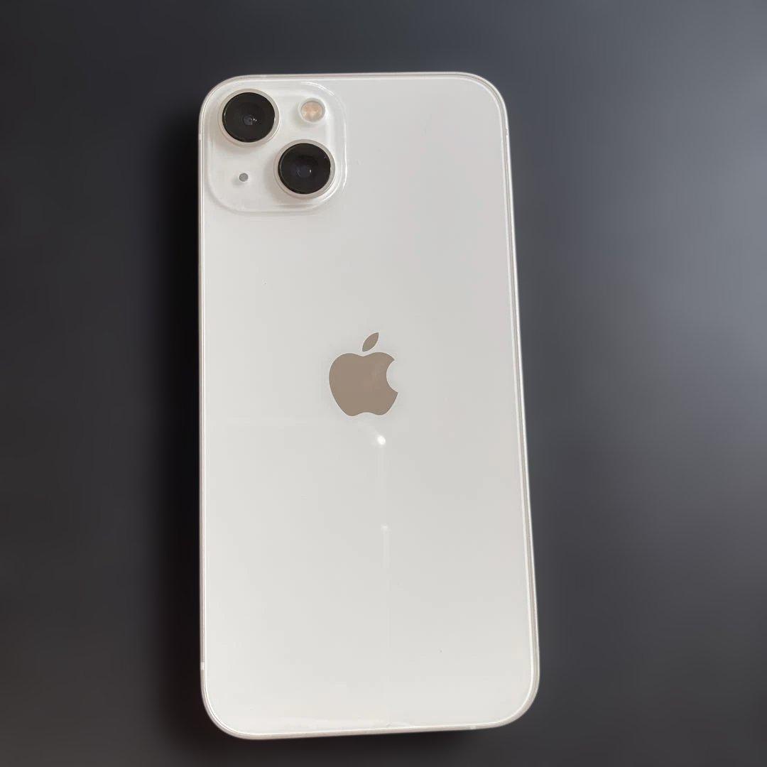 【美品】Apple iPhone 13 256GB ホワイト 本体