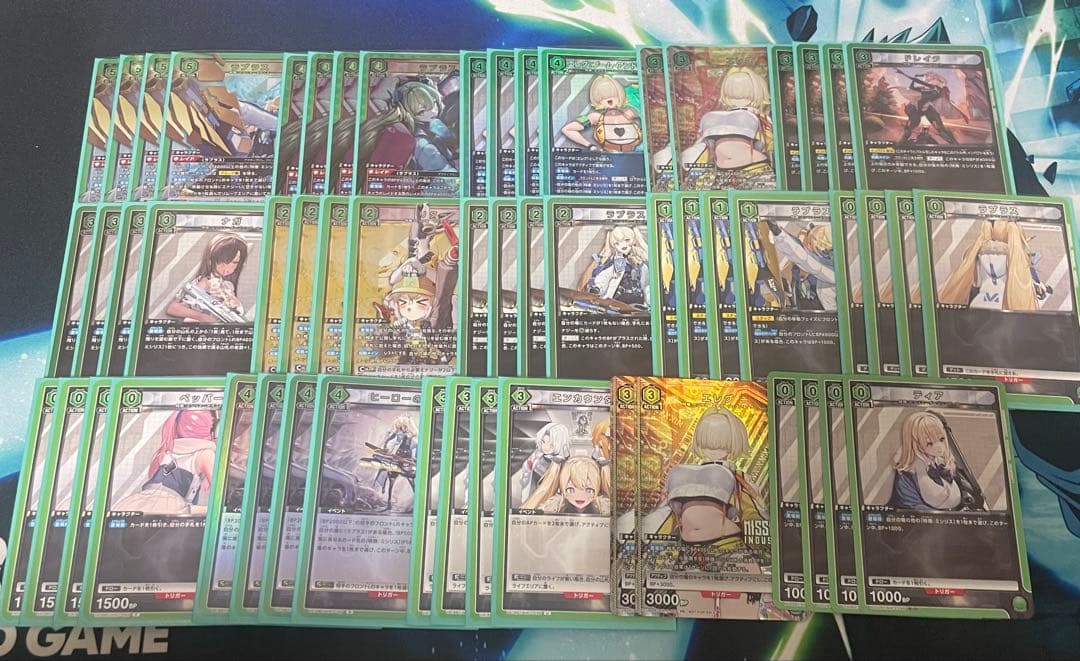 ユニオンアリーナ nikke ミシリス デッキ ユニチケ エレグ