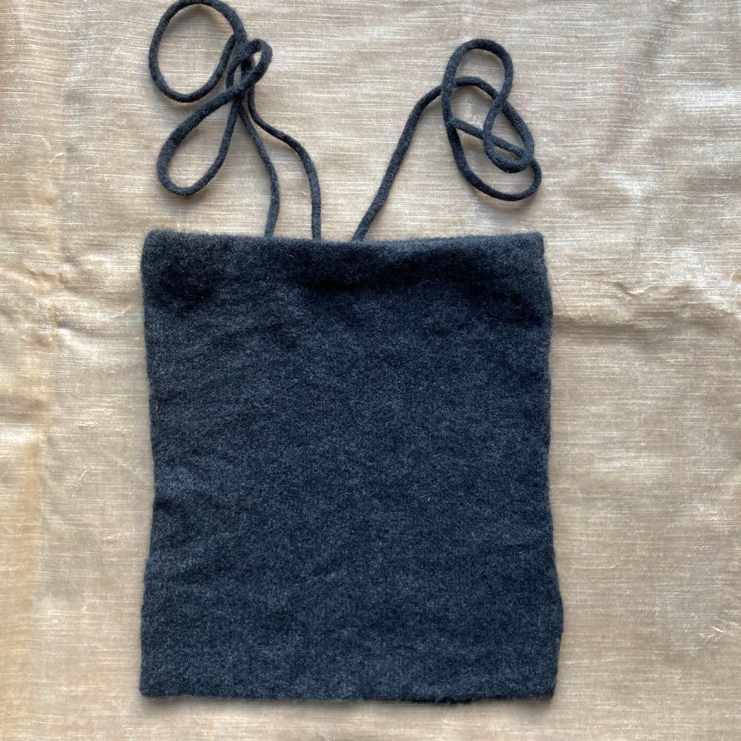 Mii:)ヨービオトープ　ニット　キャミ　ホルターネック