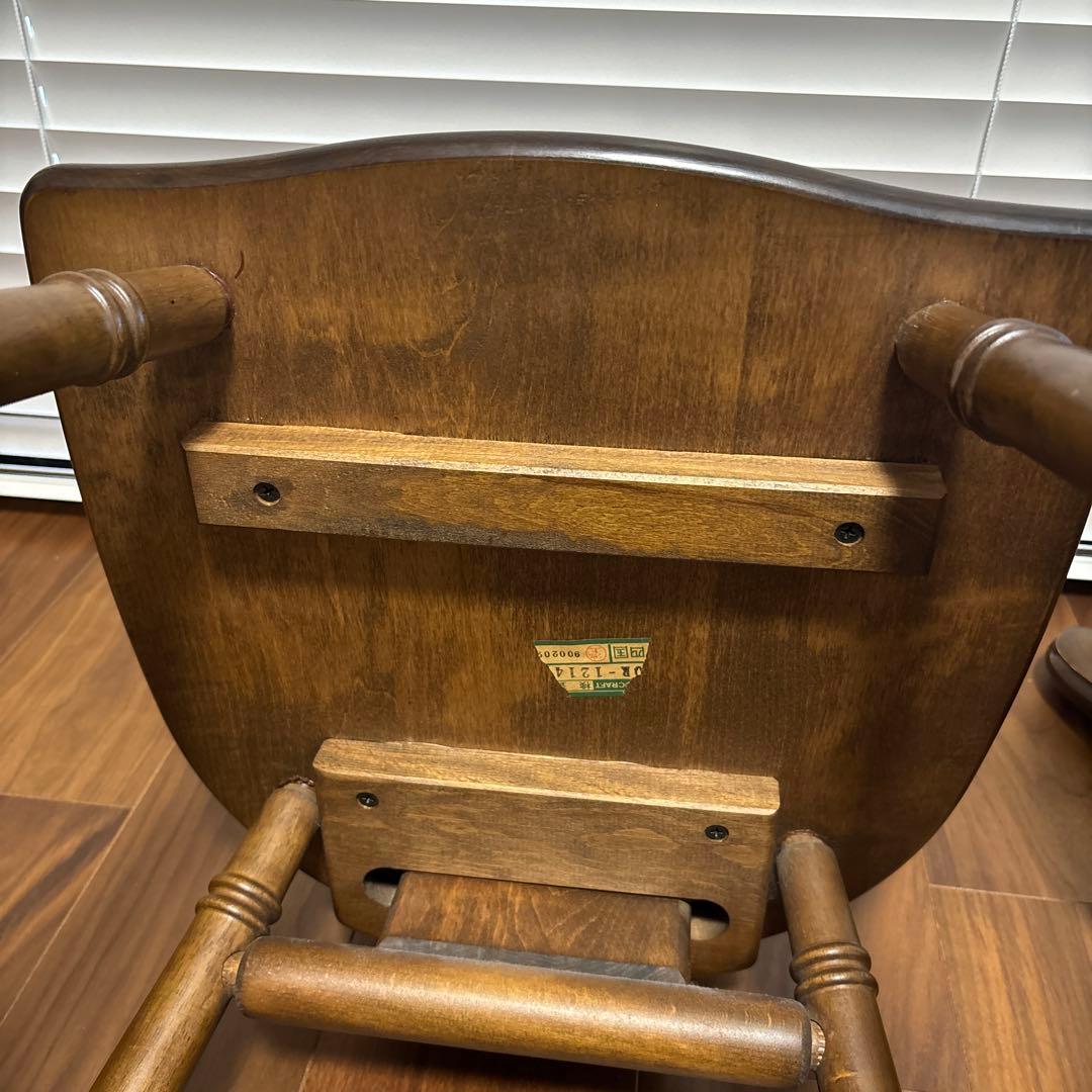 四国工芸　森のサーカス　アンティーク チェア 2脚セット 椅子 イス