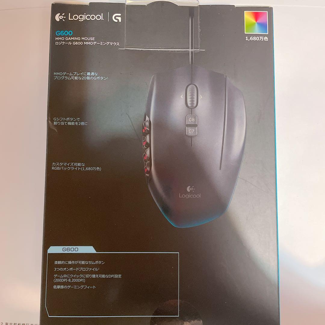 未使用　Logicool G600