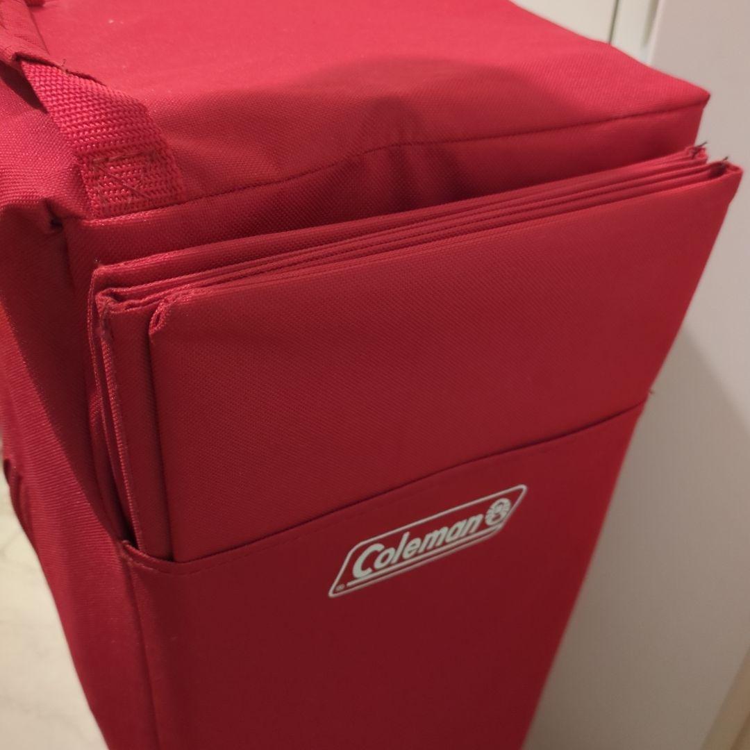 美品　早いもの勝ち　Coleman キャリーカート レッド