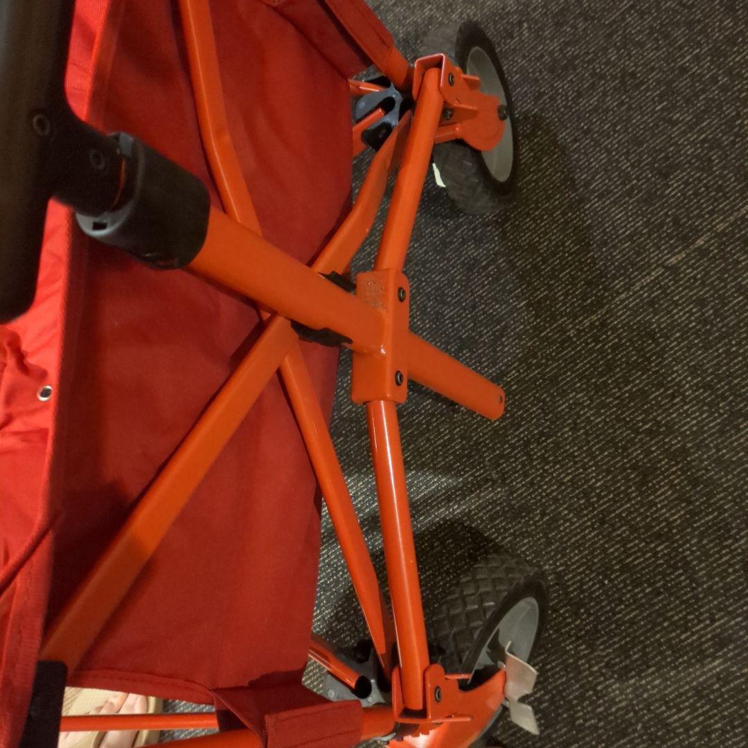 美品　早いもの勝ち　Coleman キャリーカート レッド