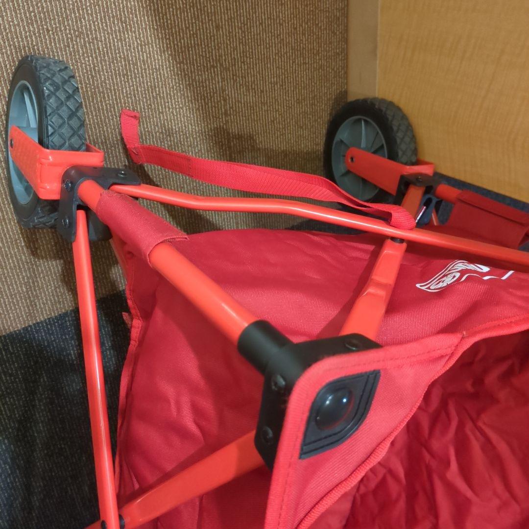 美品　早いもの勝ち　Coleman キャリーカート レッド