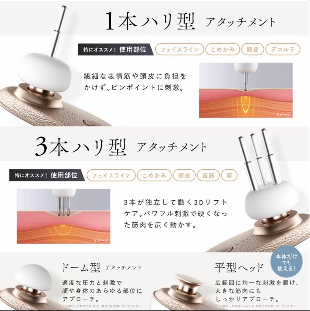 NIPLUX BEGUN 美顔器 フェイスポイントガン 筋膜リリースガン