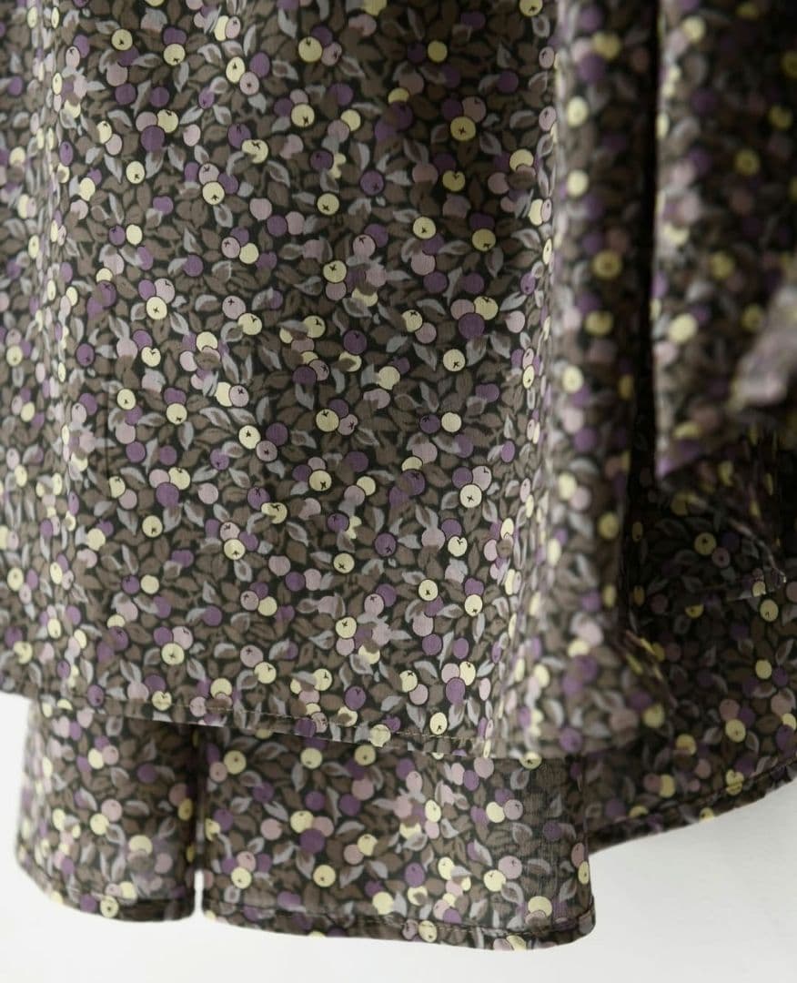 24SS 新品　HUG Ō WäR　LIBERTY　ギャザープルオーバーブラウス