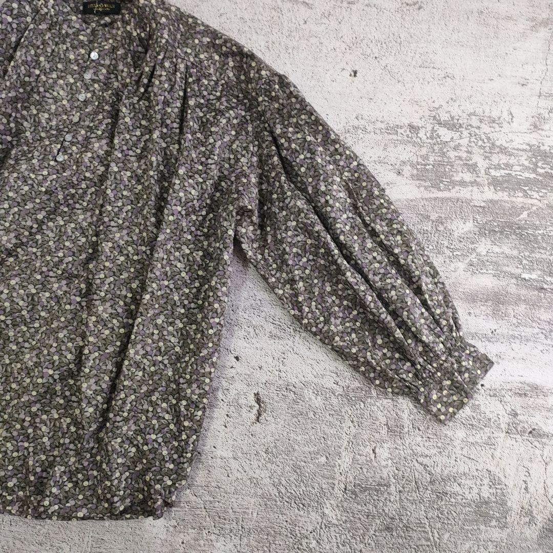 24SS 新品　HUG Ō WäR　LIBERTY　ギャザープルオーバーブラウス