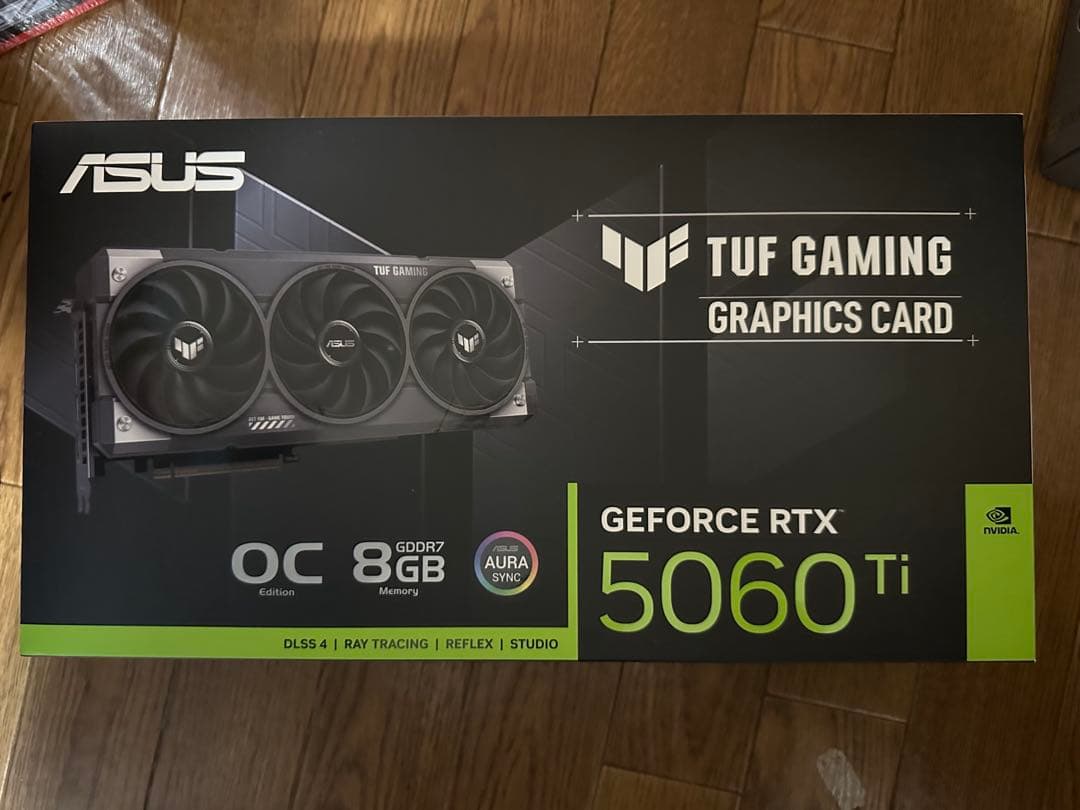 グラフィックボード・グラボ・ビデオカード ASUS GEFORCE RTX 5060Ti OC 8GB