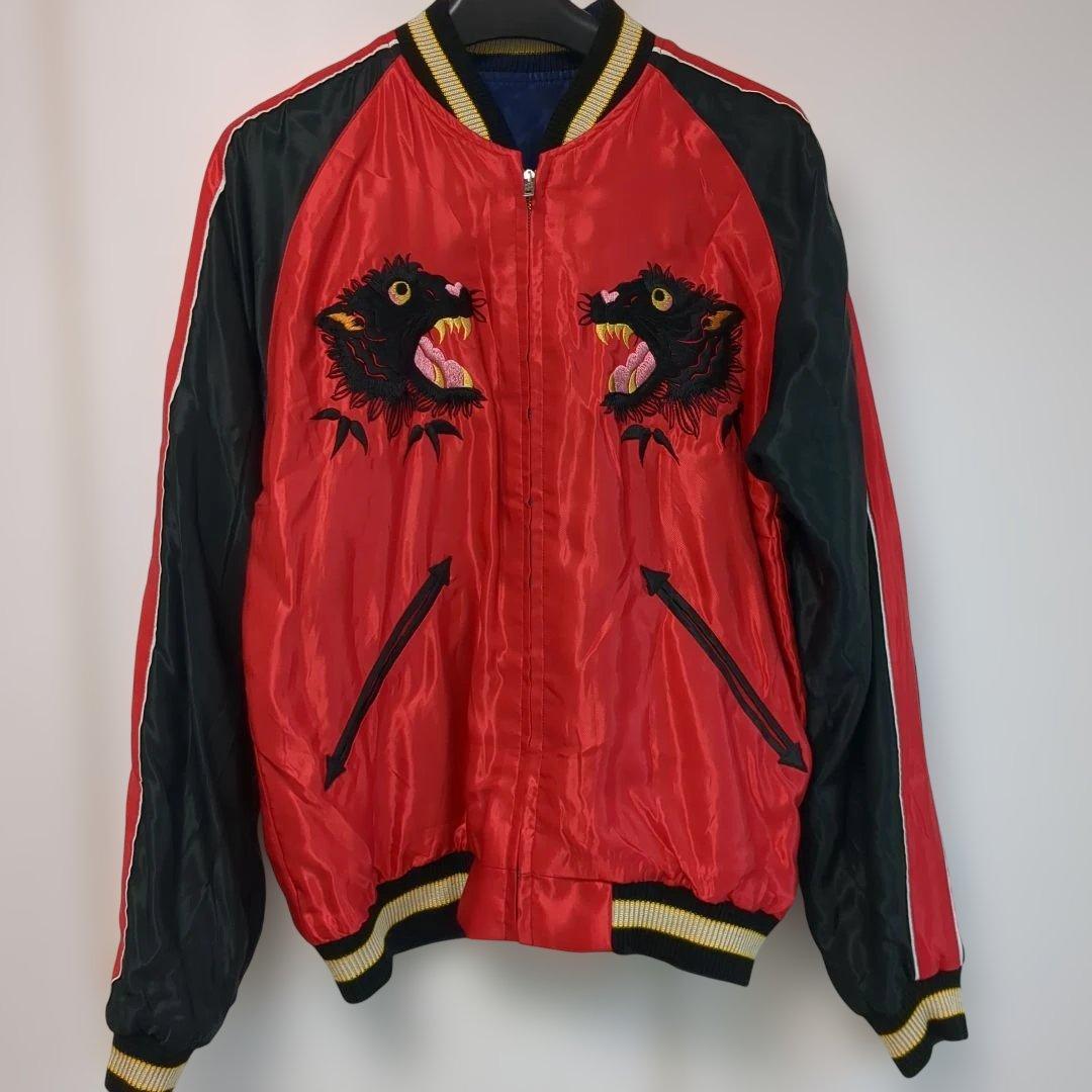 M*2様 試着のみ テーラー東洋 TALOR TOYO 両A面 スカジャン 黒虎