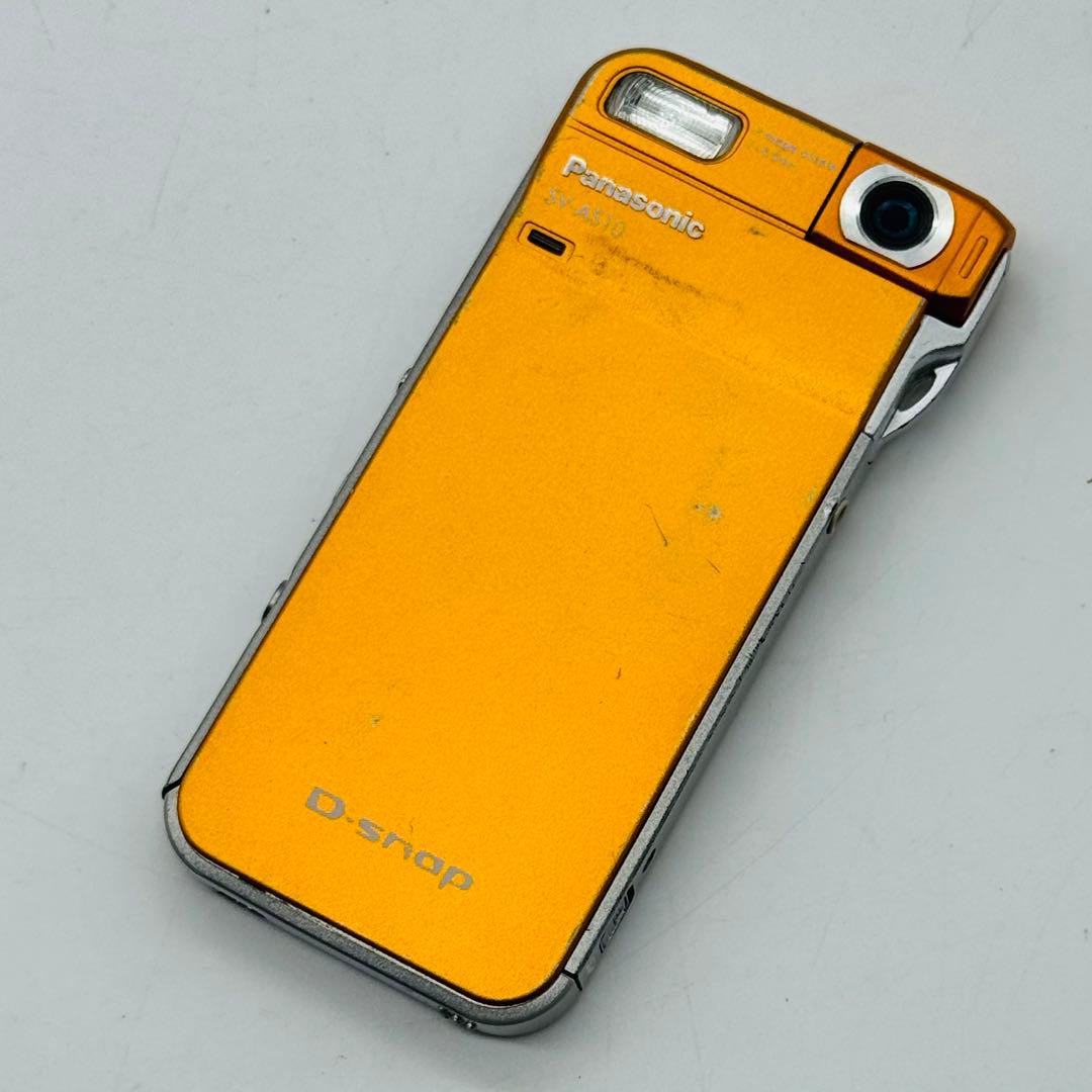 【動作OK/箱付】Panasonic D-snap SV-AS10 オレンジ
