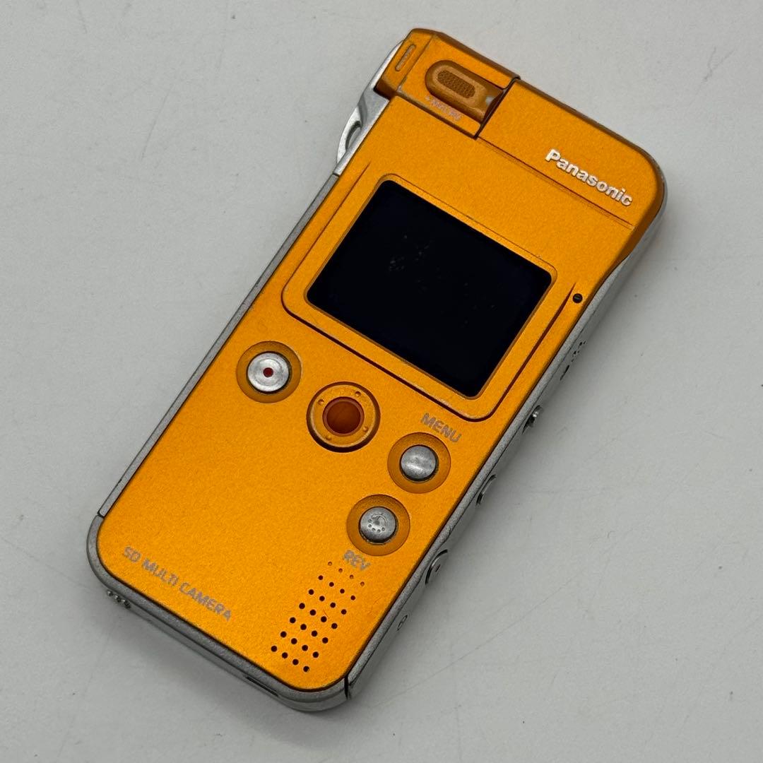 【動作OK/箱付】Panasonic D-snap SV-AS10 オレンジ