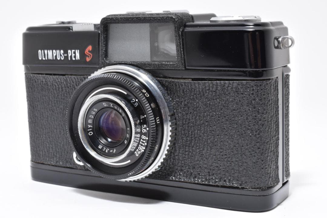 希少 オリンパス OLYMPUS-PEN S ブラック コンパクト 動作品