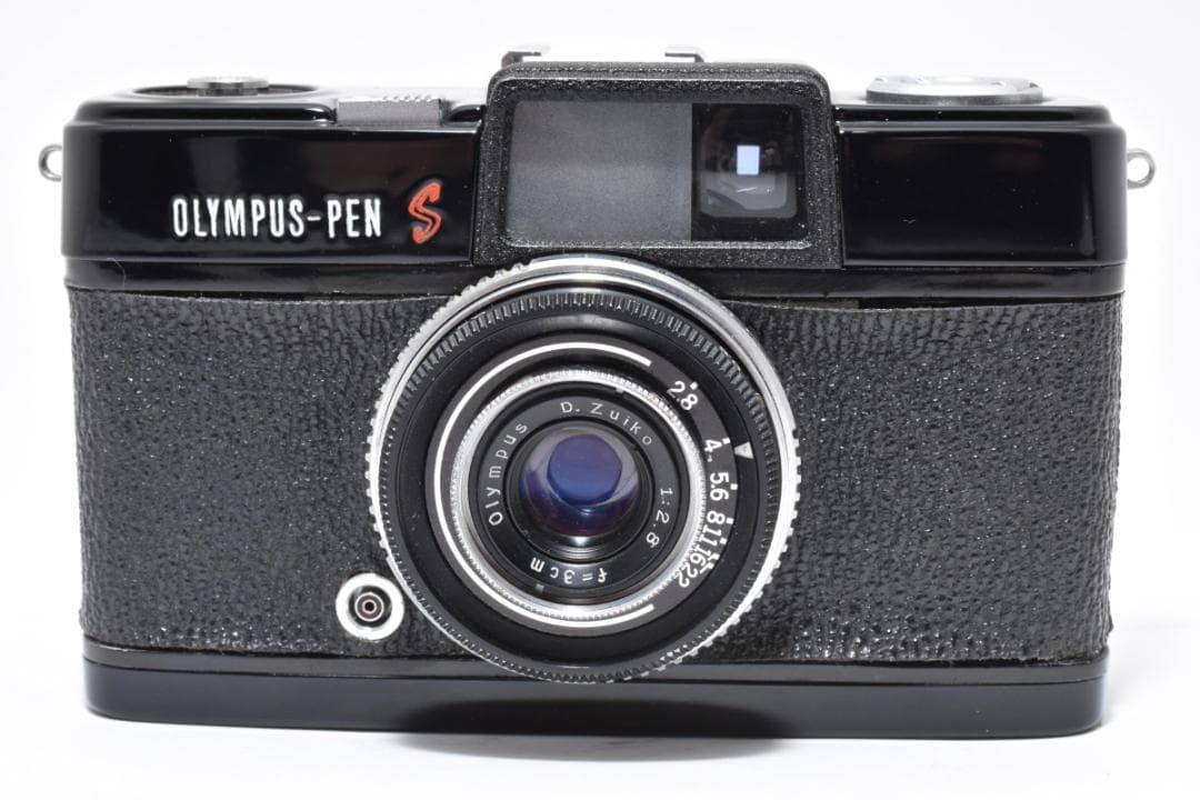 希少 オリンパス OLYMPUS-PEN S ブラック コンパクト 動作品