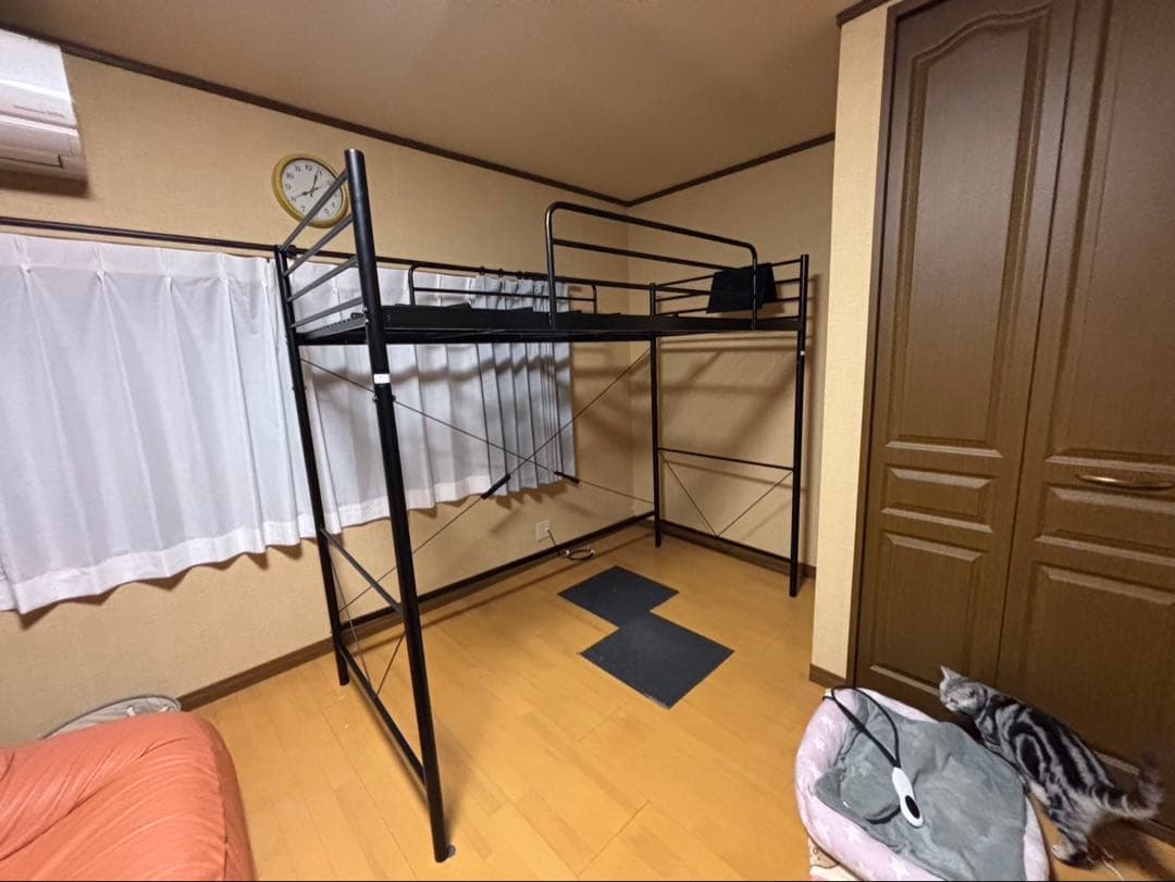 ブラックロフトベッド シングルサイズ