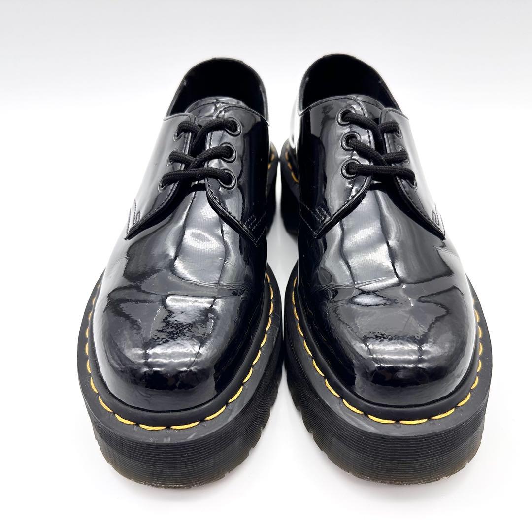 ドクターマーチン 1461 QUAD パテントレザー ダブルソール 厚底