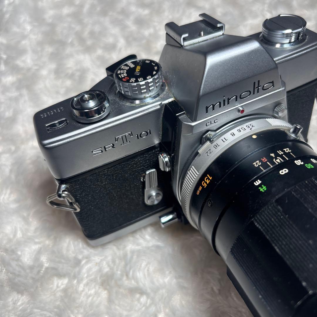 MINOLTA SRT101 ROKKOR-QD135mm F3.5セット