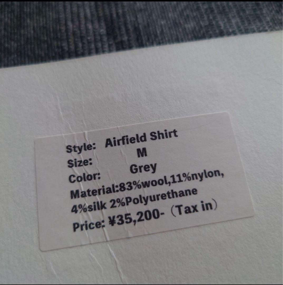 新品 [国産] SUNNY ELEMENT Airfield Shirt 灰 M