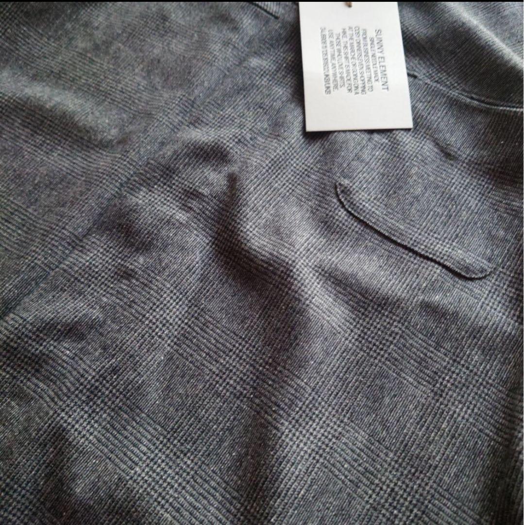 新品 [国産] SUNNY ELEMENT Airfield Shirt 灰 M