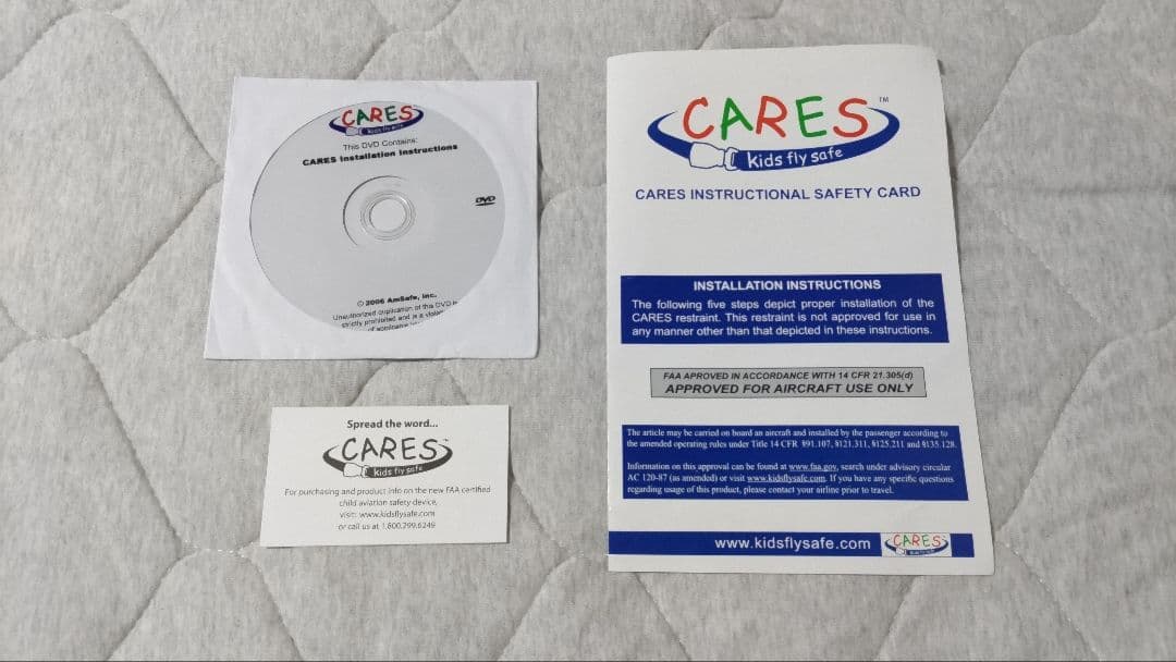 飛行機用　ハーネス　シートベルト　CARES