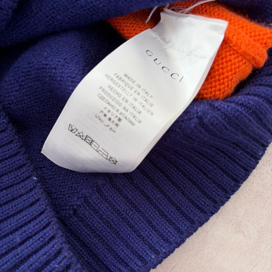 GUCCI 宇宙船刺繍 ニットセーター