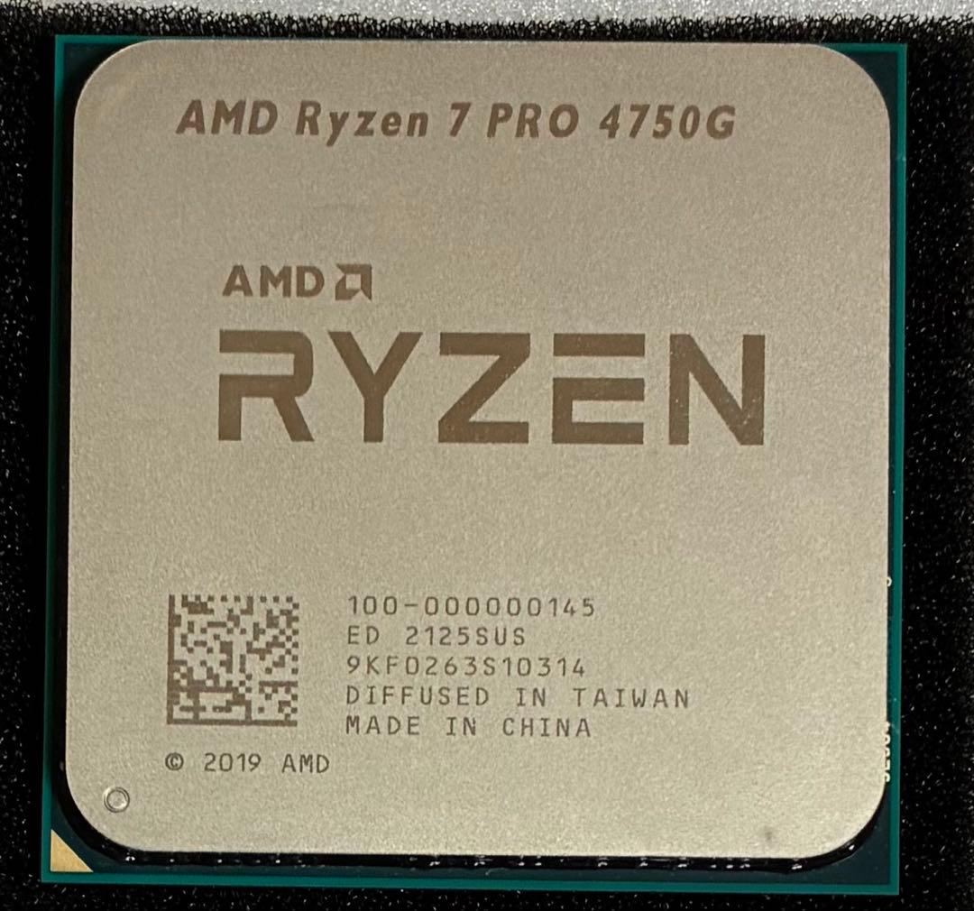 【中古】AMD Ryzen 7 PRO 4750G