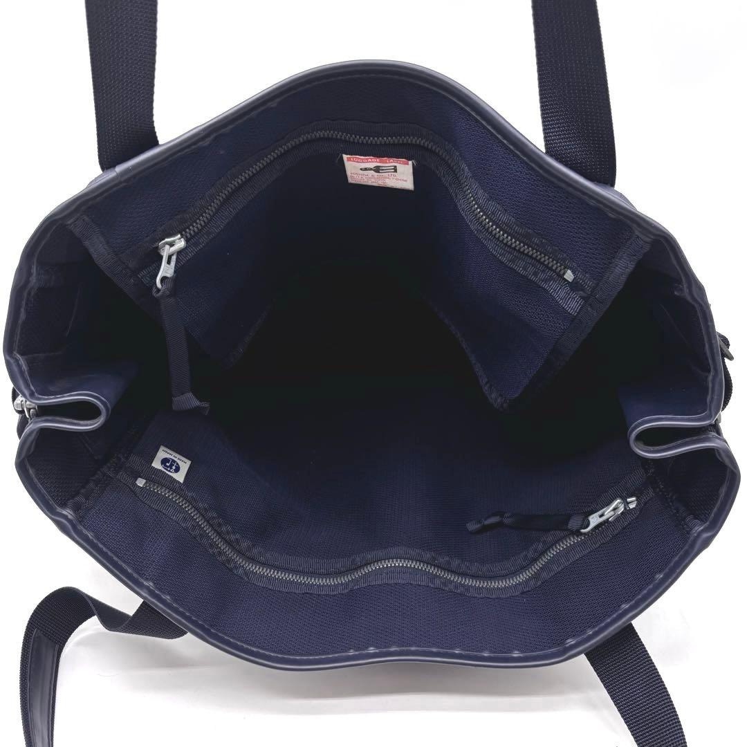 ✨良品✨ラゲッジレーベル　トートバッグ　ニューライナー　青バッテン　A4可