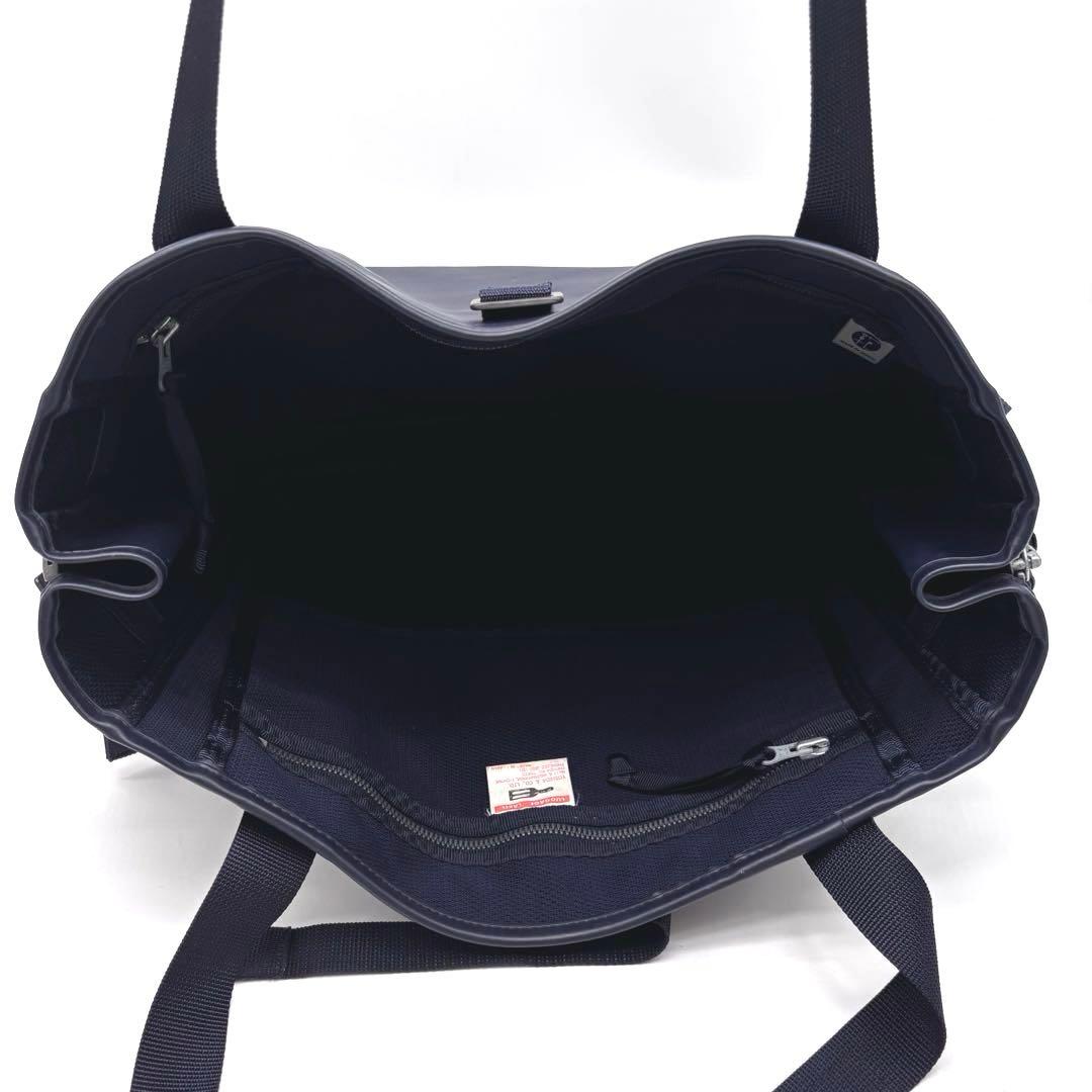 ✨良品✨ラゲッジレーベル　トートバッグ　ニューライナー　青バッテン　A4可