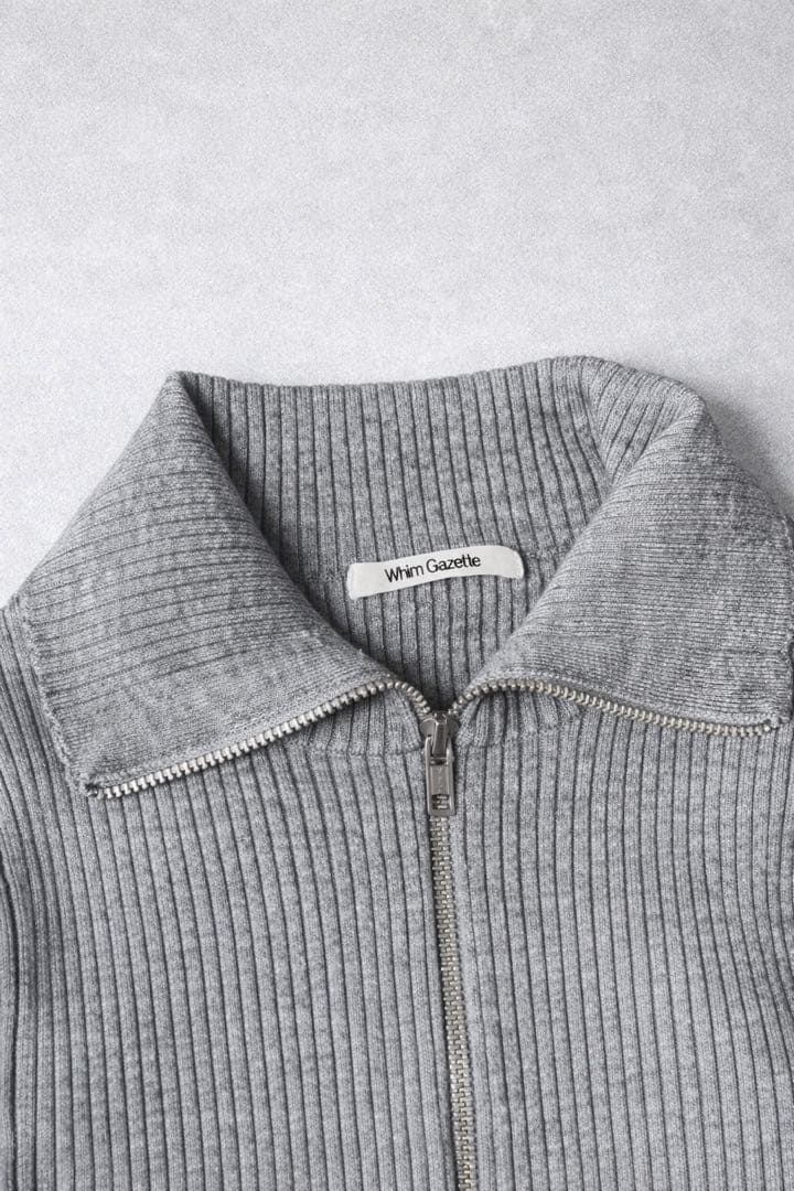 極美品　Whim Gazette(ウィム ガゼット)ZIPニット　人気