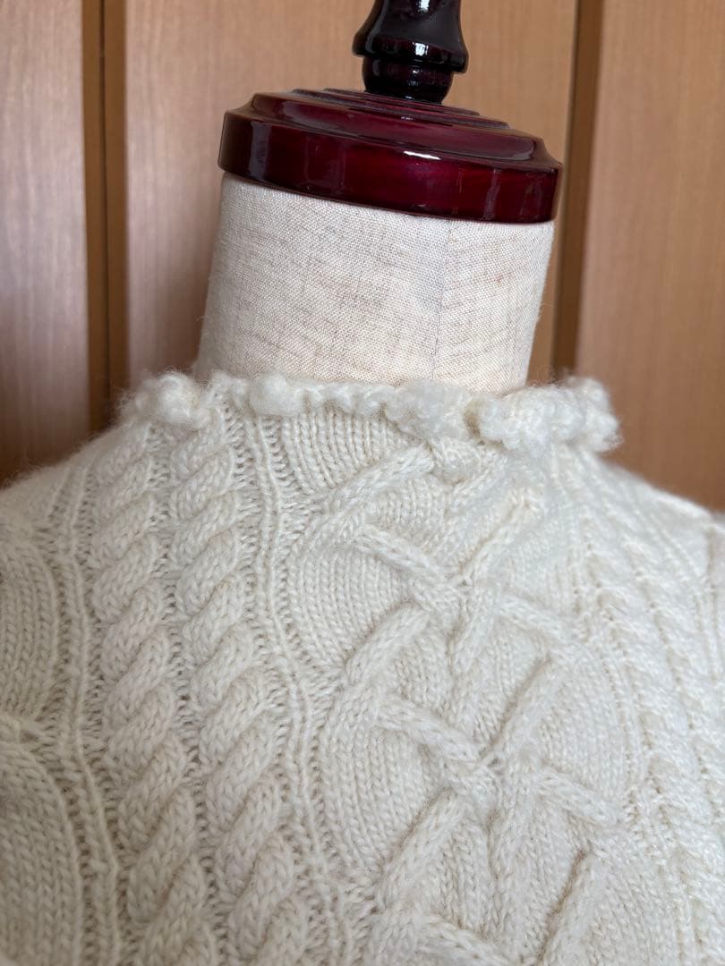 TOGA ウールケーブルニット