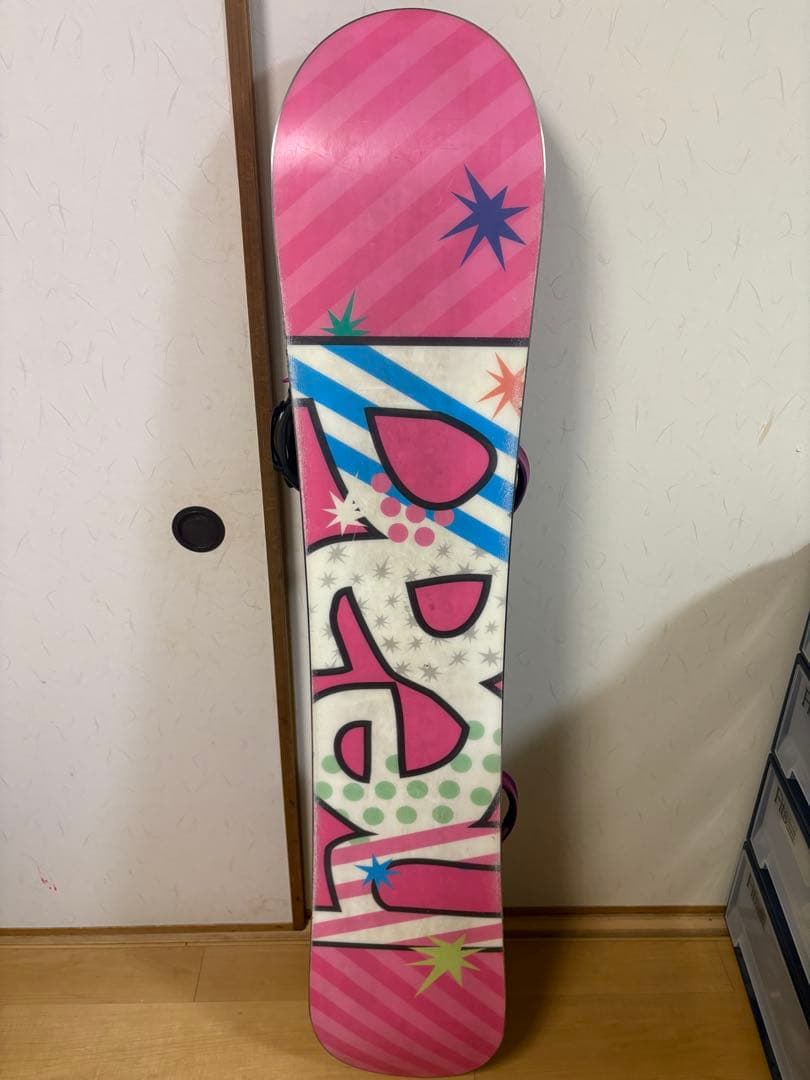 カラフル スノーボード ビンディングセット