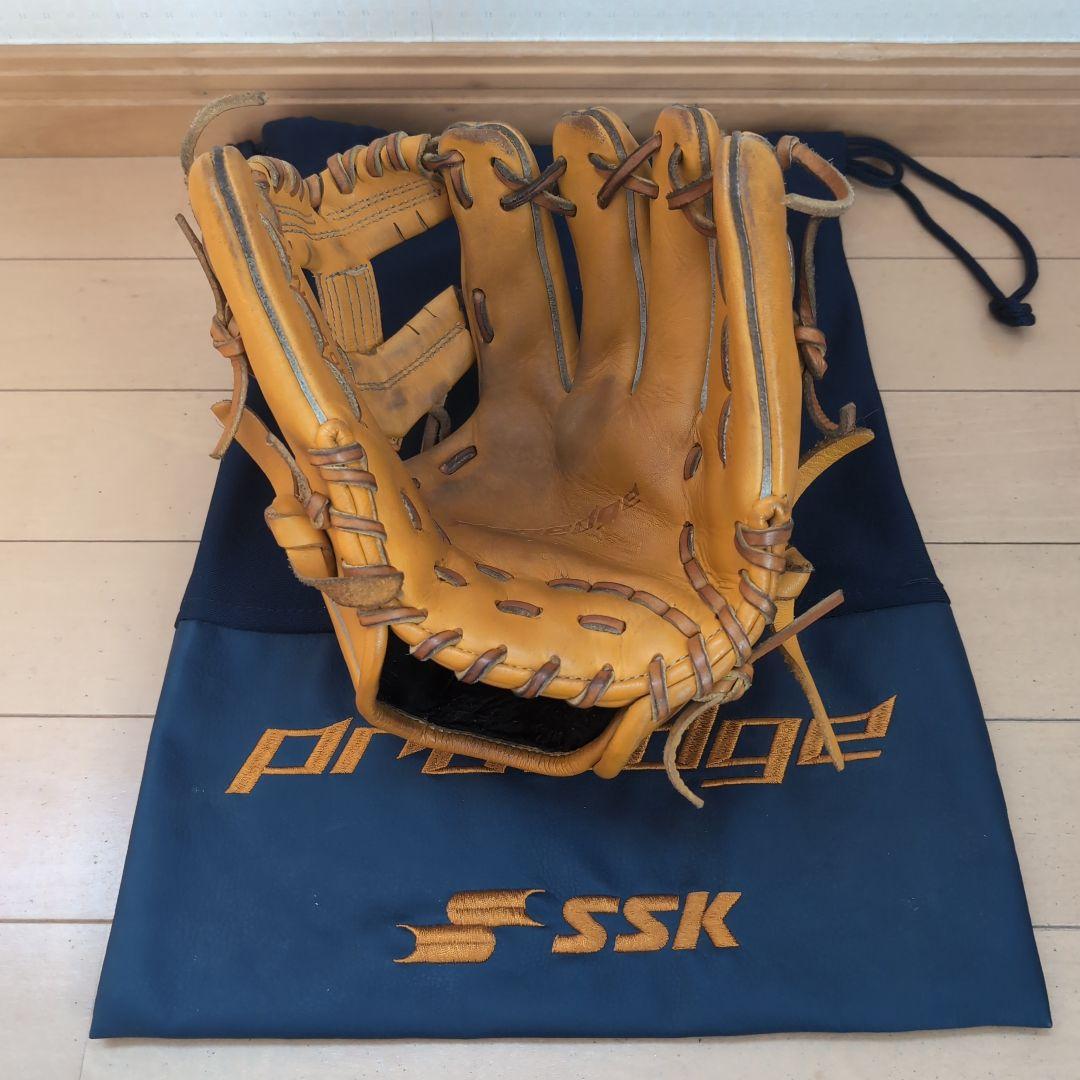 SSK proedge 軟式グローブ 内野手用 収納袋付き