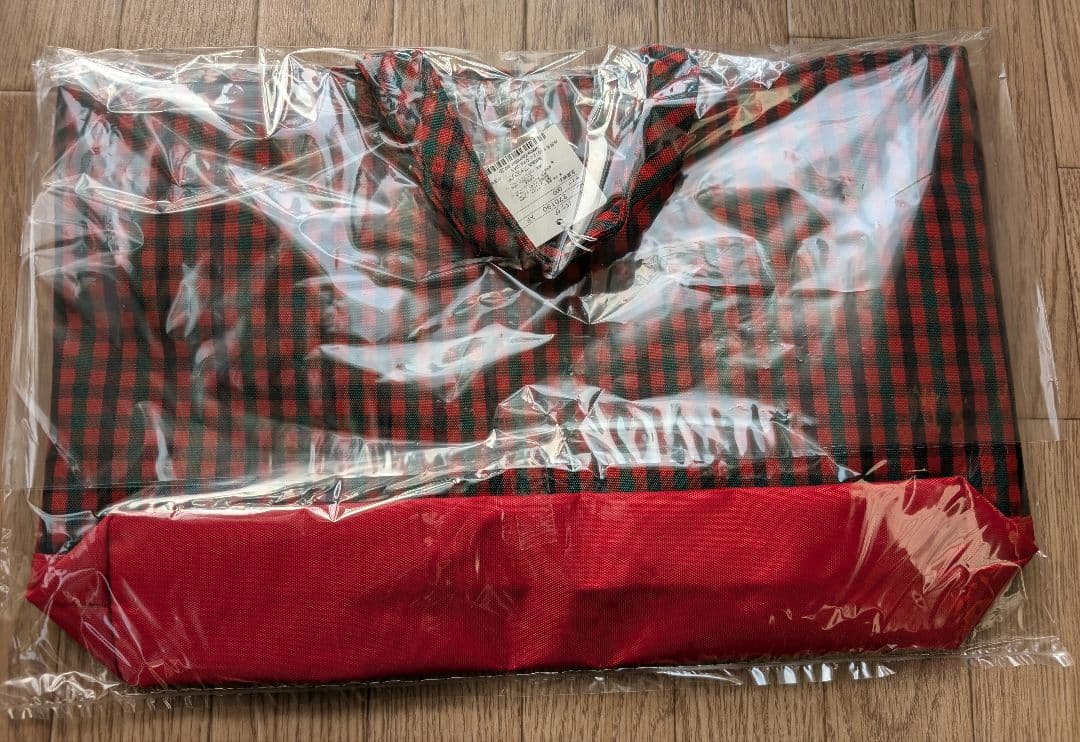 【familiar】完売品　バック 赤チェック　新品未開封タグ付き