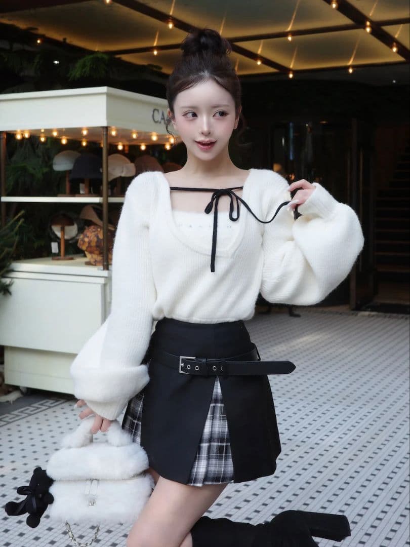 Darich アシメレイヤードニットトップス ダーリッチ 【新品タグ付き】♡