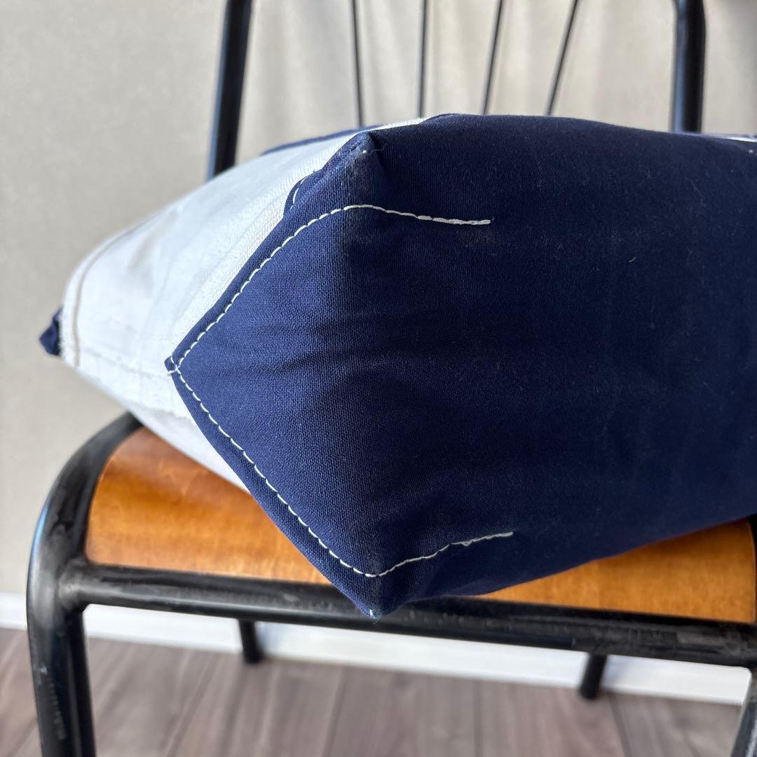 エルエルビーン　ボートアンドトート　ネイビー　ジップトップ　ミディアムサイズ