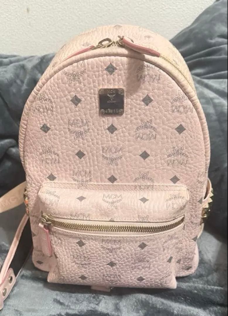 MCM 〈スターク〉 ヴィセトス バックパック パウダーピンク リュック