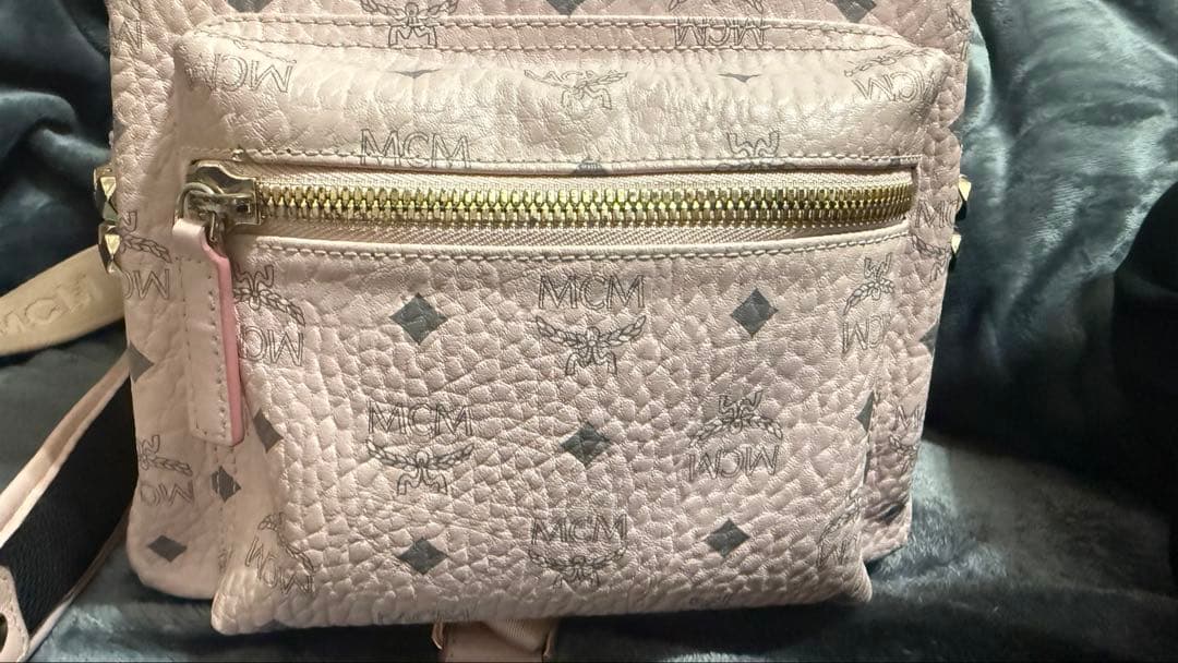 MCM 〈スターク〉 ヴィセトス バックパック パウダーピンク リュック