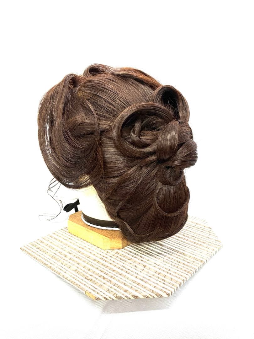 辰巳7号サイズ.洋髪、中古舞踊かつら、日本髪かつら、大衆演劇かつら、簪無し