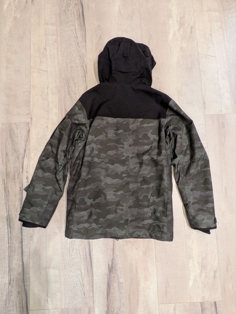 MISTRAL スノーボードウェア 上下セット Mサイズ 迷彩×ブルー　スノボ